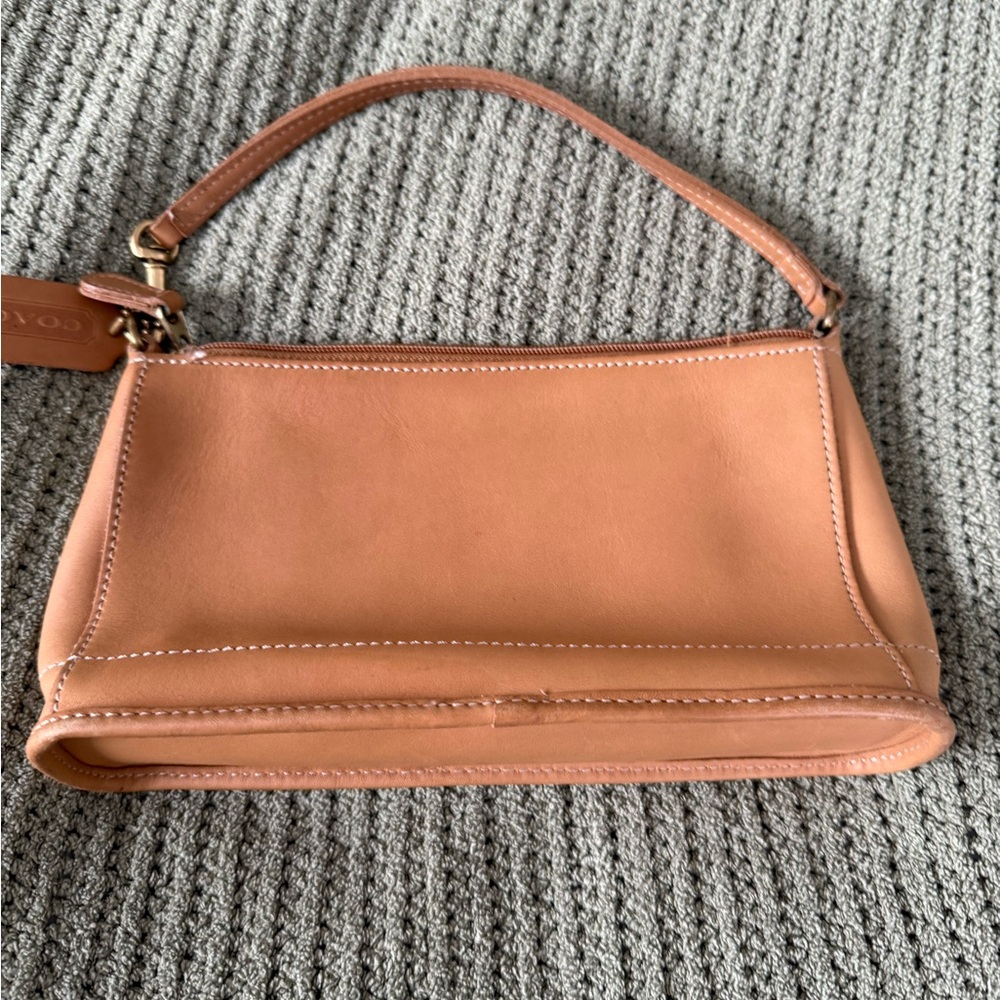 Coach 9311 Demi Bleeker min baguette Tan Leather Women's Bag